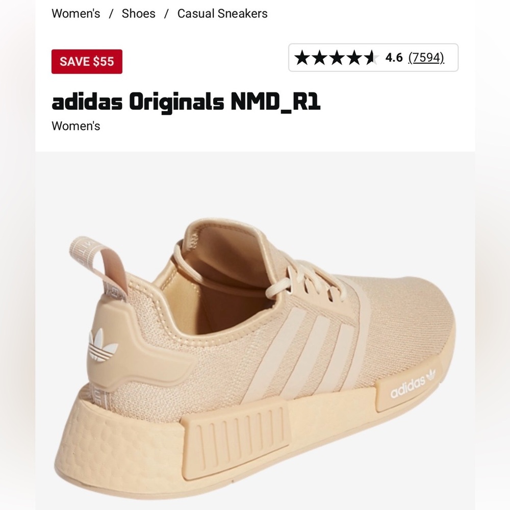 Adidas NMD_R1 Women's Sneakers - Cream/ Nude/ Blush